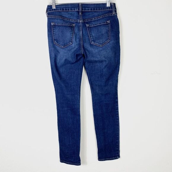 (2 Short) Old Navy Original Dark Wash Mid Rise Slim Skinny Jeans - Picture 3 of 4